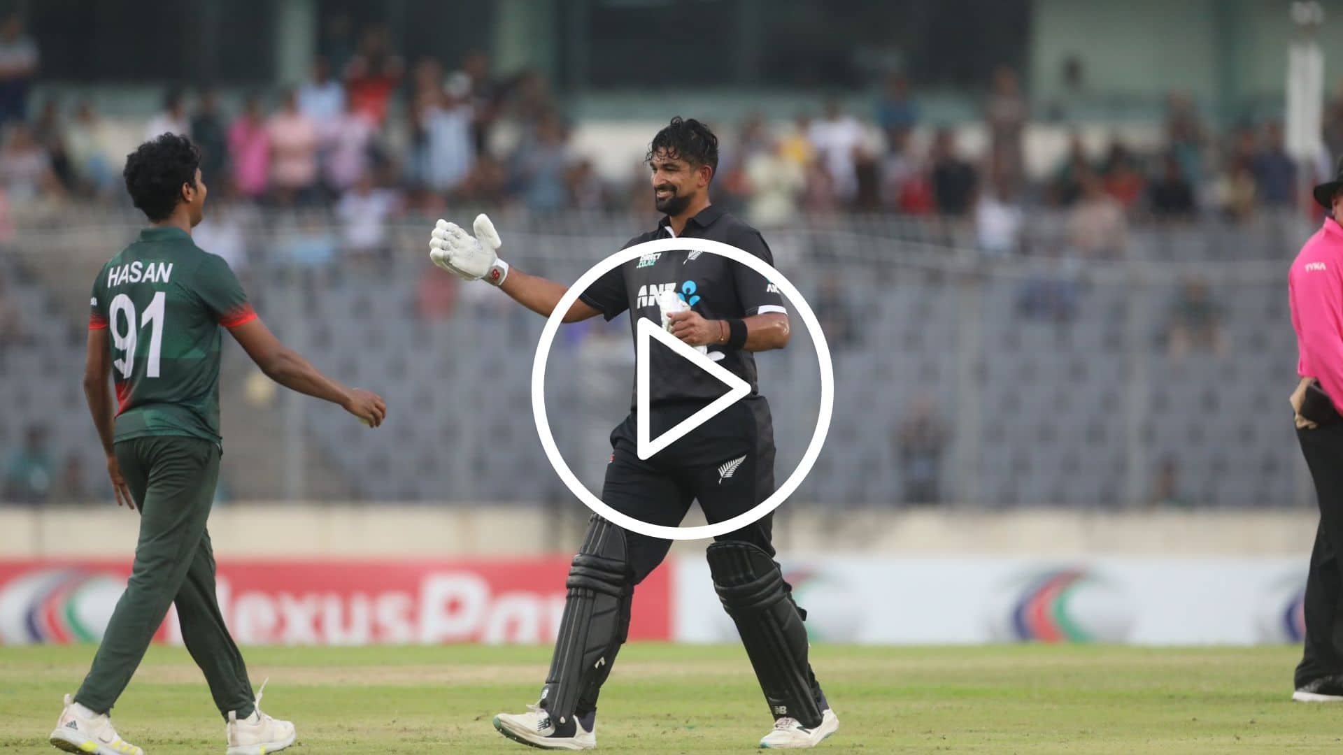 [Watch] Ish Sodhi Hugs Bangladesh's Hasan Mahmud As He Gets Another Chance After Mankading